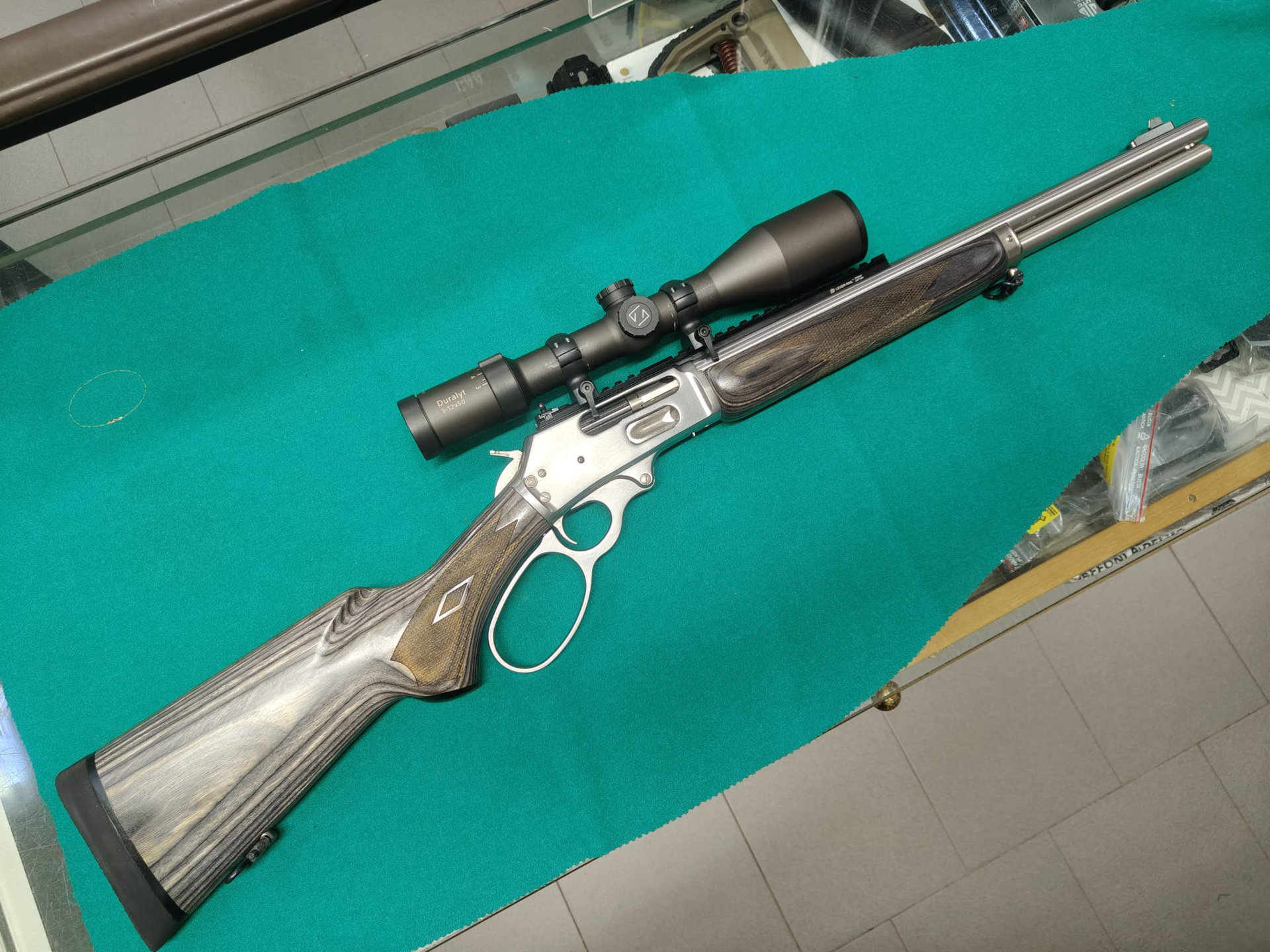 Marlin carabina a leva usata mod. 1895 SBL cal. 45-70 Govt. con Ottica Zeiss